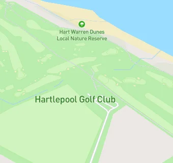 map for Hartlepool Golf Club