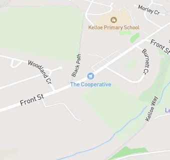 map for Kelloe Working Mens Club