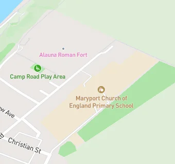 map for Maryport CofE Primary School