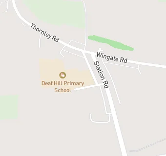 map for Deaf Hill Primary School