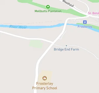 map for Frosterley Primary School