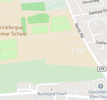 map for Carrickfergus College Kitchen