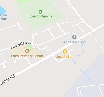 map for Eden Primary School Kitchen