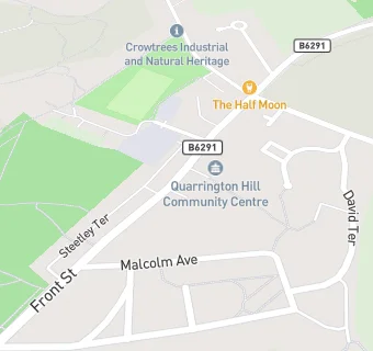 map for Quarrington Hill Workmens Club and Institute