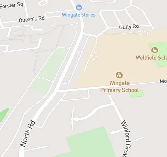 map for Wingate Junior School