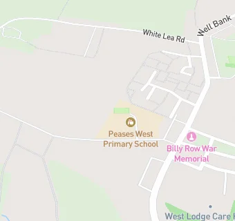 map for Peases West Primary School