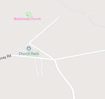 map for Ballylinney Presbyterian Church