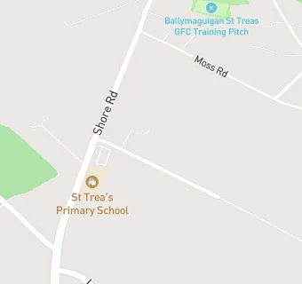 map for St Trea's Primary School Meals Kitchen