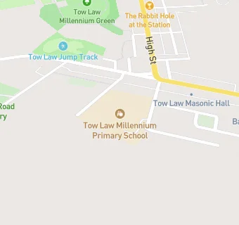 map for Tow Law Millennium Primary School