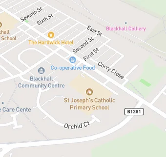 map for St Josephs RCVA Primary School 3506