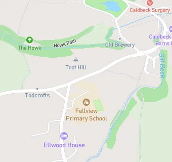 map for Fellview Primary School