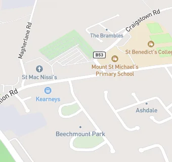 map for Kearney's Nearby