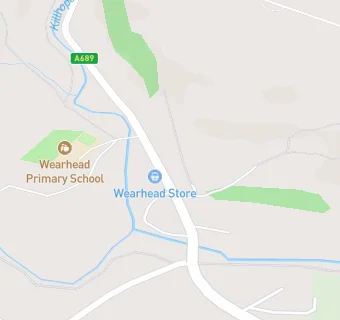 map for Wearhead Village Hall