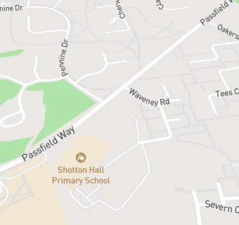 map for Shotton Hall Infants' School