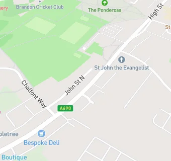 map for Meadowfield Sports Centre