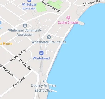 map for County Antrim Yacht Club