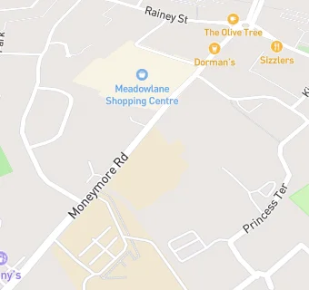 map for Northern Regional College