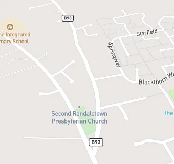 map for Second Randalstown Presbyterian Church