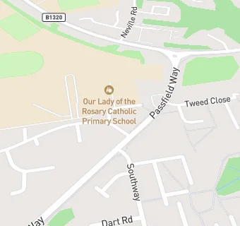 map for St Bede's Catholic School 4693