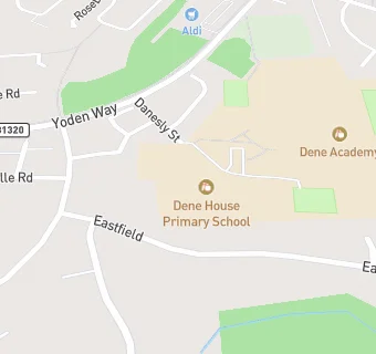 map for Dene House Primary School