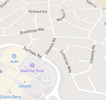 map for Asda Pharmacy