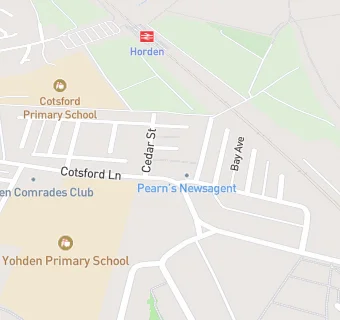 map for Pearn's Newsagent