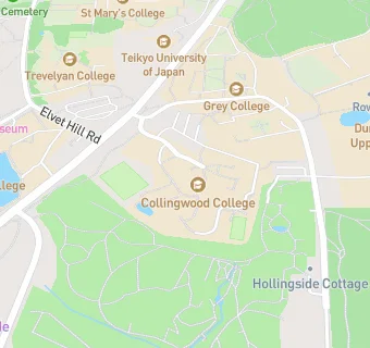 map for Durham University - Collingwood College