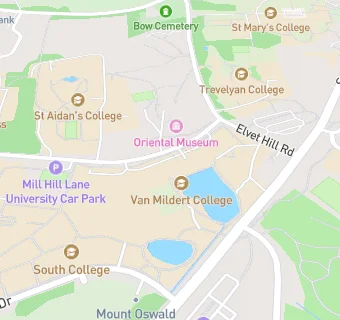 map for Van Mildert College