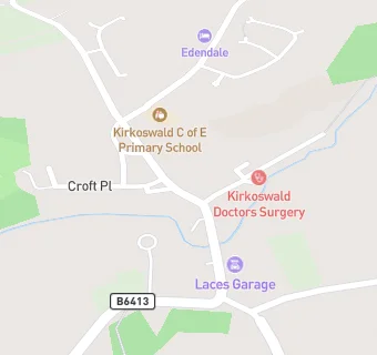 map for Kirkoswald Surgery