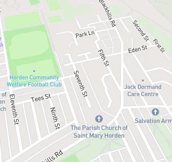 map for Horden Centennial Centre