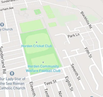 map for Horden Community Welfare FC