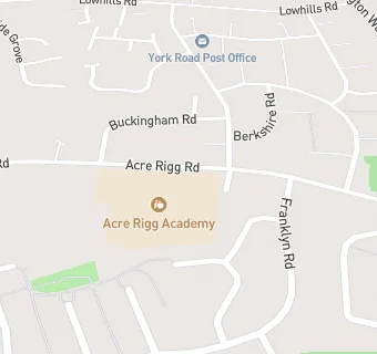 map for Acre Rigg Academy