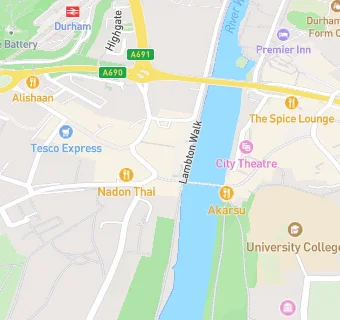 map for Mydentist, Framwellgate Bridge, Durham