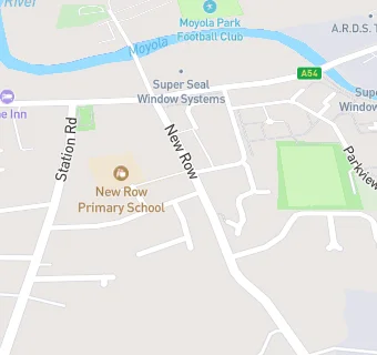 map for New Row Primary School Meals Kitchen