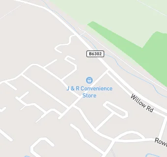 map for Hamsteels Community Centre