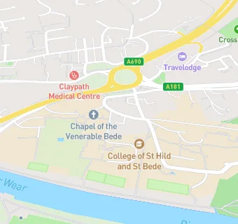 map for College of St Hild & St Bede Bar