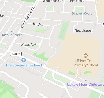 map for St Joseph's Catholic Primary School, Ushaw Moor