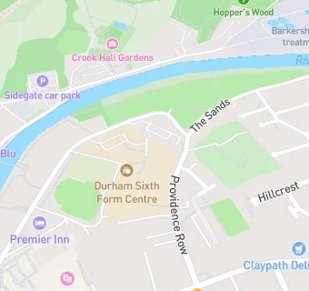 map for Durham Sixth Form Centre 4191