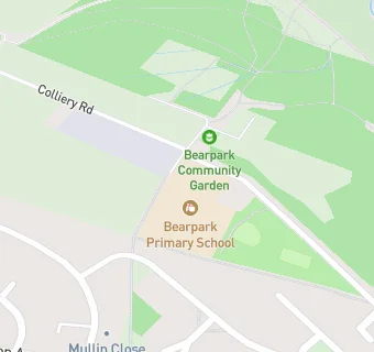 map for Bearpark Primary School
