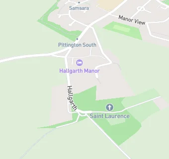 map for Hallgarth The Manor House