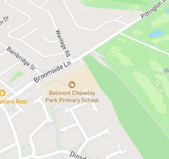 map for Belmont Cheveley Park Primary School