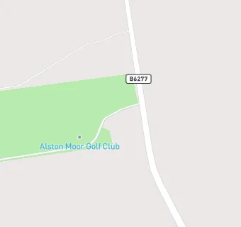 map for Alston Moor Golf Club