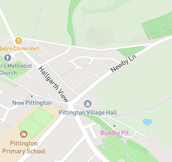 map for Pittington Village Hall