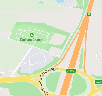 map for Durham Grange Caravan and Motorhome Club Site