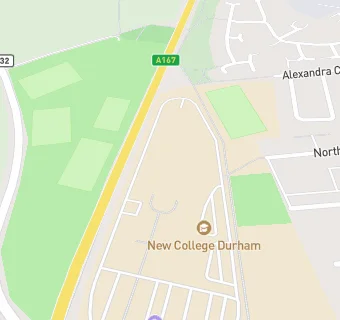 map for New College Durham