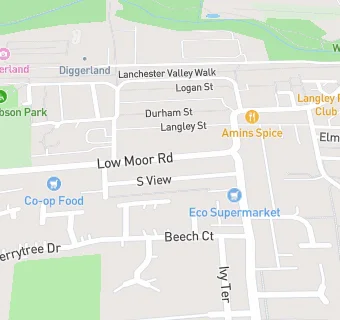 map for Langley Park Village Store