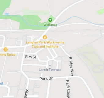 map for Langley Park Working Mens Club & Institute