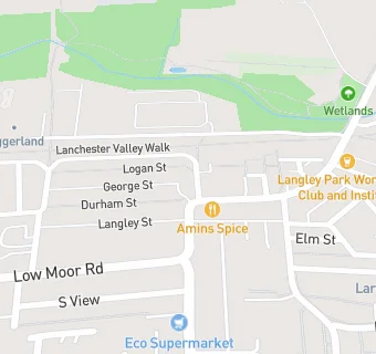 map for The Langley Park Hotel