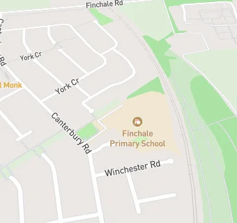 map for Finchale Primary School