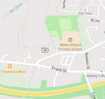 map for Witton Gilbert Breakfast Club